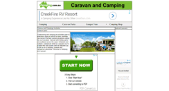 Desktop Screenshot of camping.com.au