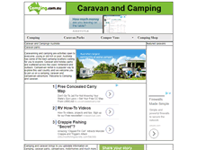 Tablet Screenshot of camping.com.au