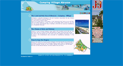 Desktop Screenshot of abruzzi.camping.it