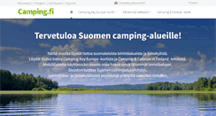 Desktop Screenshot of camping.fi